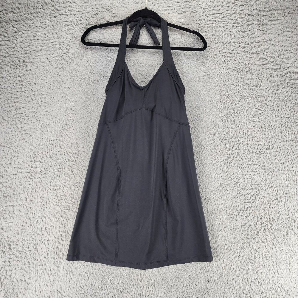 Athleta Dress Womens Small Pack Everywhere Black Stretch Athletic Halter *GUC*